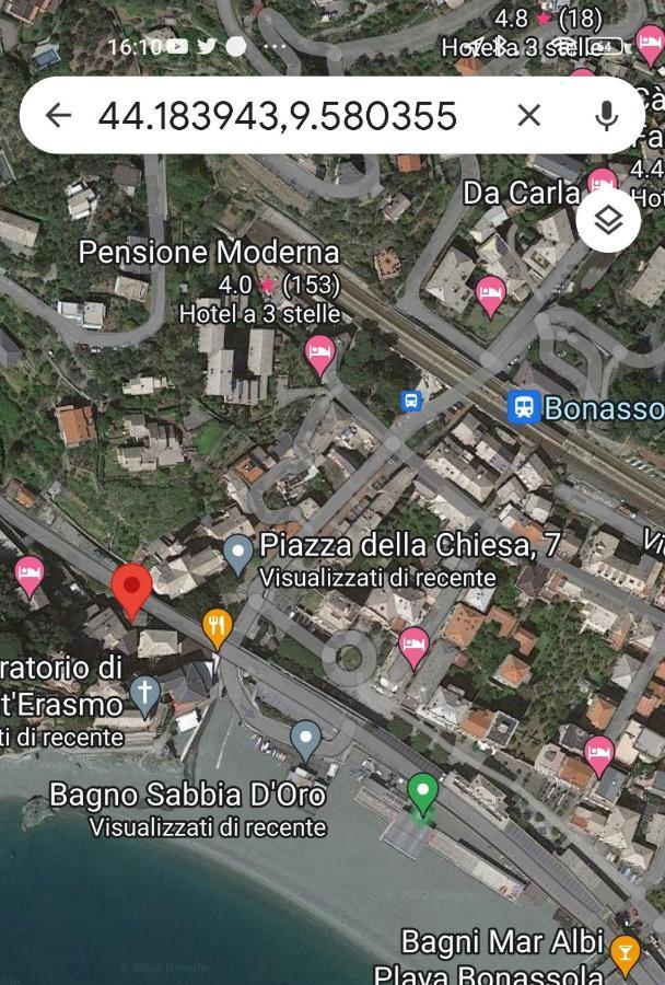 Nido Al Mare Apartment Bonassola Bagian luar foto